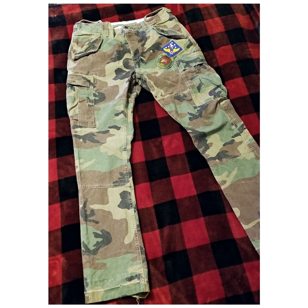 POLO RALPH LAUREN MILITARY INSPIRED CARGO PANTS- MEN'S SIZE 34"X32" - Picture 3 of 12